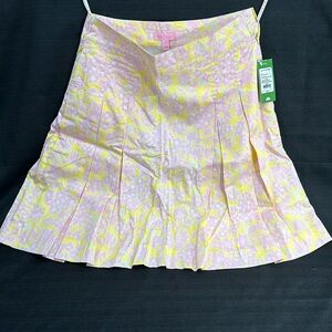 Nwt Lilly Pulitzer Elissa Skirt 67741 Lemon Sorbet Icing On Cake 2